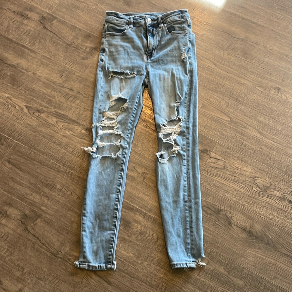 American Eagle super hi-rise jegging